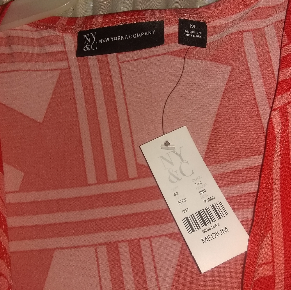 NY & Company wrap dress size Medium new with tags